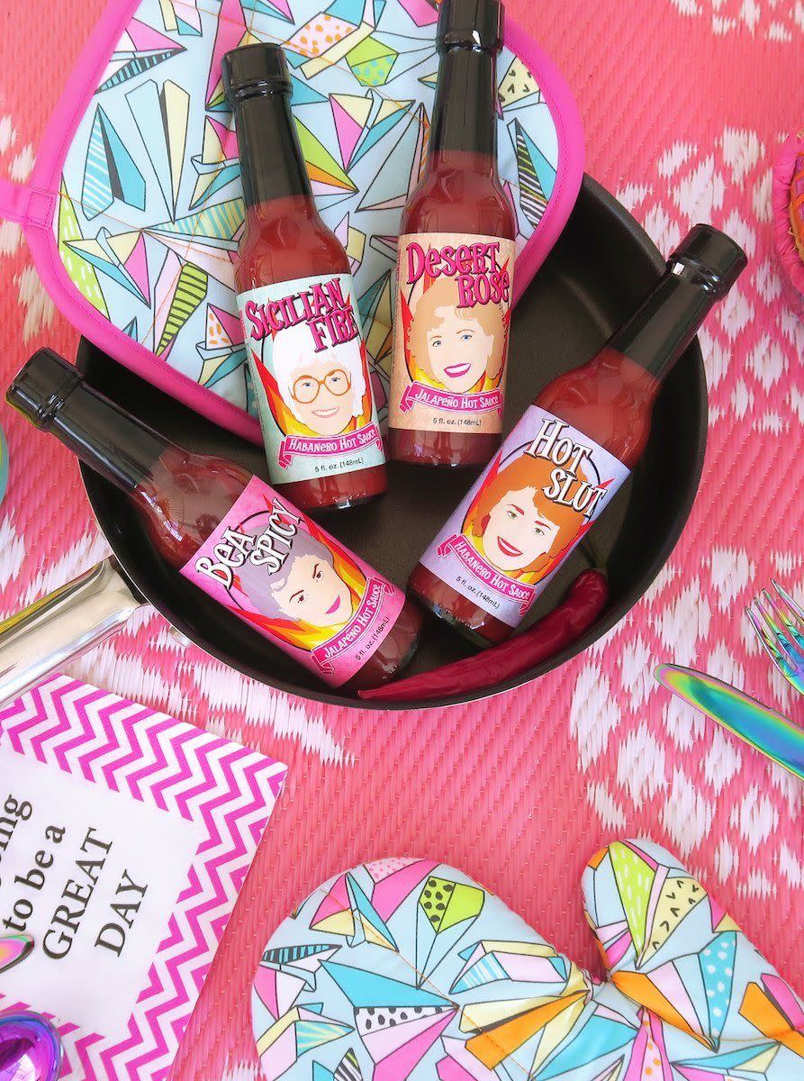 'Golden Girls' Hot Sauce 4-Pack Set