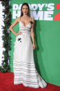 <p><strong>5 November </strong>Alessandra Ambrosio opted for a feminine white gown by Carolina Herrera to the premiere of <em>Daddy's Home 2</em> in California.</p>