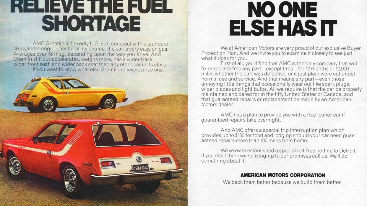 1974 amc gremlin magazine advertisement