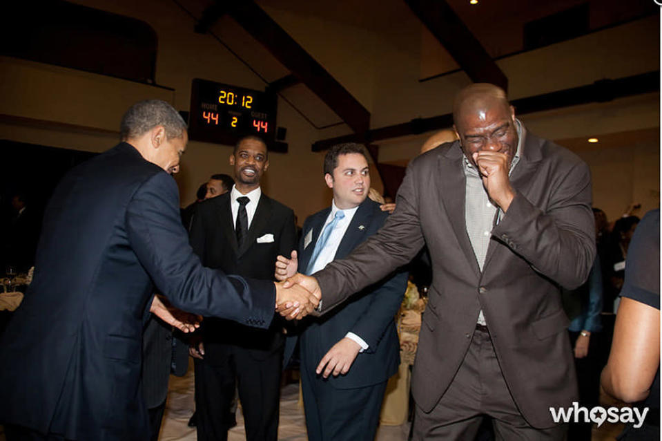 Barack Obama, Magic Johnson