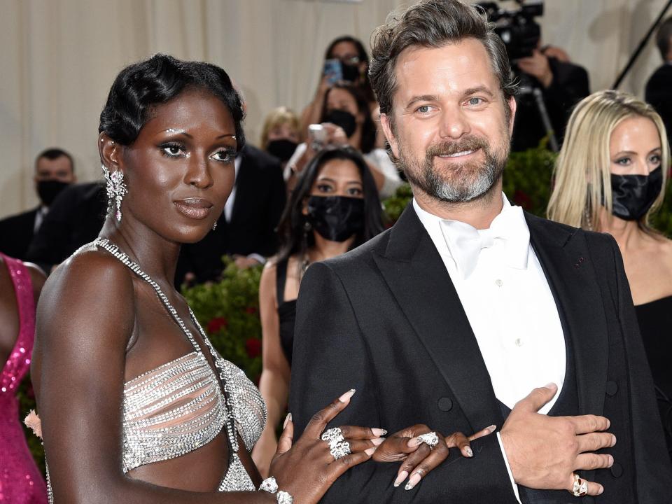 Jodie Turner-Smith, left, and Joshua Jackson attend The Metropolitan Museum of Art's Costume Institute benefit gala celebrating the opening of the "In America: An Anthology of Fashion" exhibition on Monday, May 2, 2022, in New York.