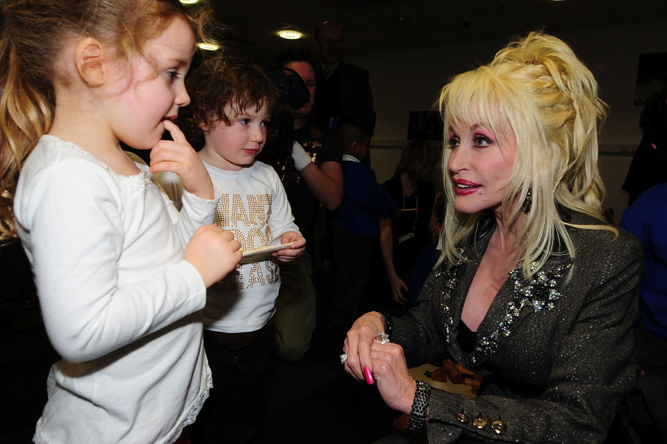 Parton wrote the song "Chemo Hero" for a niece, Hannah Dennison, who had leukemia when she was 4.&nbsp; (Photo: Pool via Getty Images)