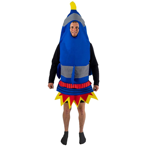 Blue Spaceship Rocket Costume