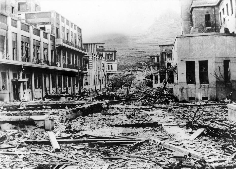 Nagasaki after the atomic bomb