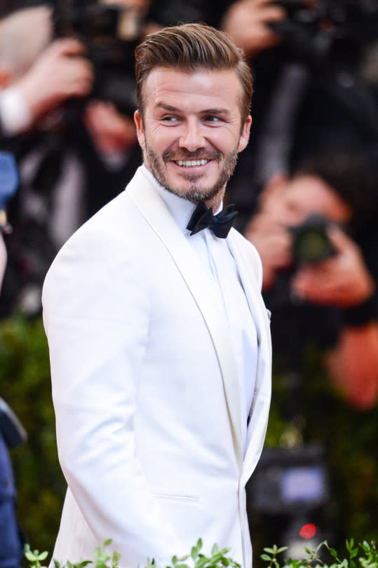 David Beckham in May 2014