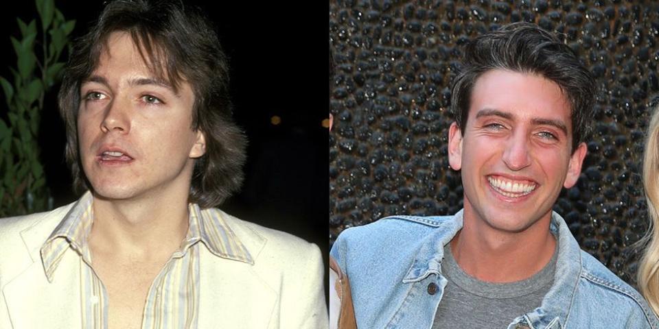 David Cassidy and Beau Cassidy at 28