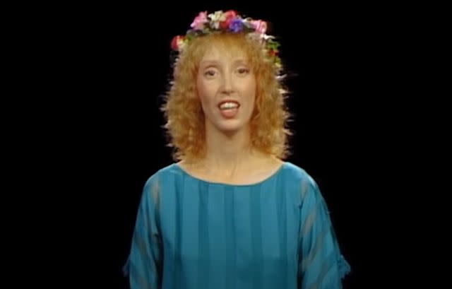 <p>Showtime</p> SHELLEY DUVALL on Faerie Tale Theater