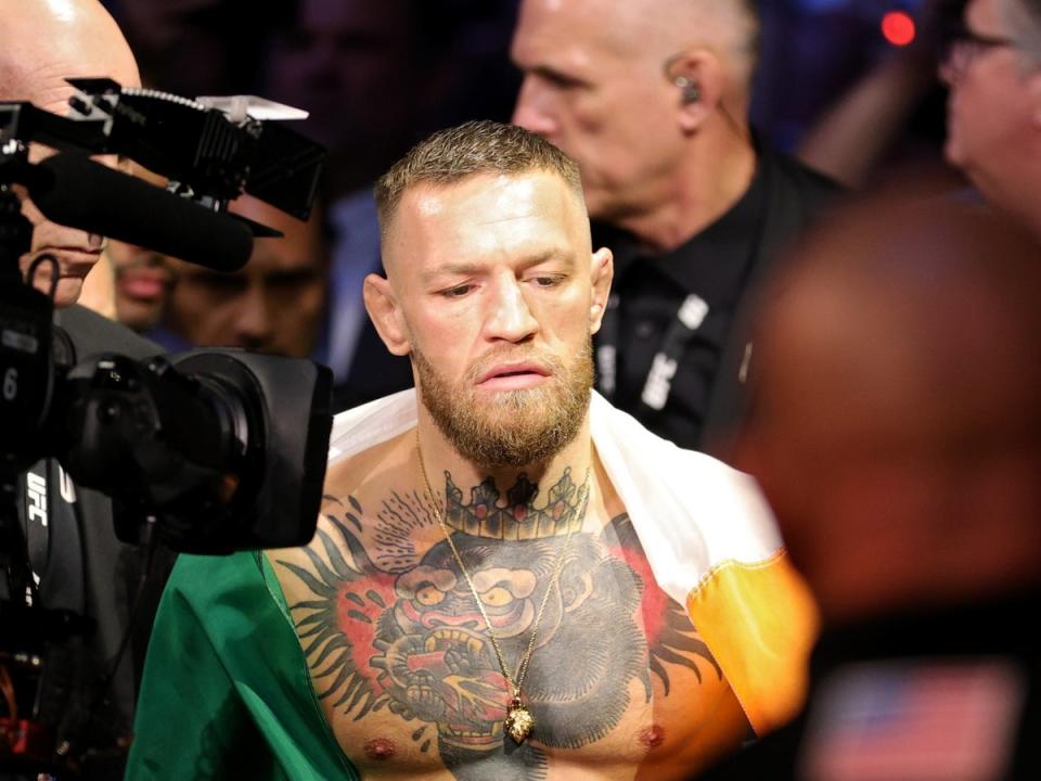 Conor McGregor is recovering from a broken leg (Getty Images)