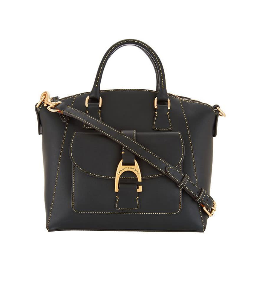 Dooney & Bourke Emerson Leather Satchel Handbag (Photo: QVC)