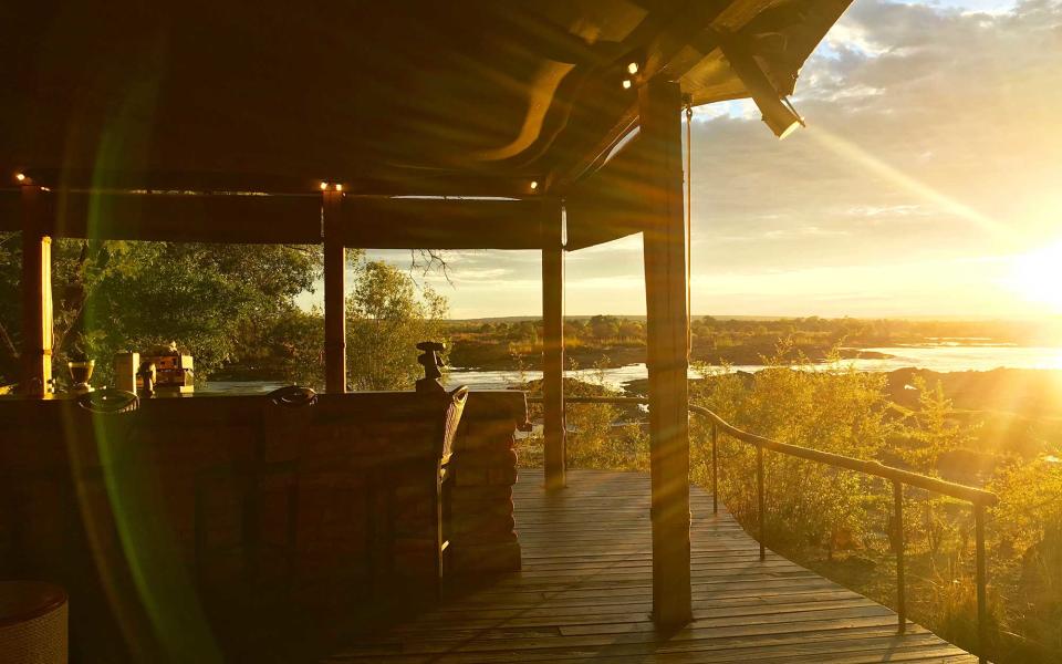 <p>After a week on safari in Botswana, Wilderness’s Toka Leya in Zambia is an ideal final stop. The camp is near the town of Livingstone—the main gateway to Victoria Falls—but its exclusive location inside a national park offers a more remote setting on the banks of the Zambezi River.</p>