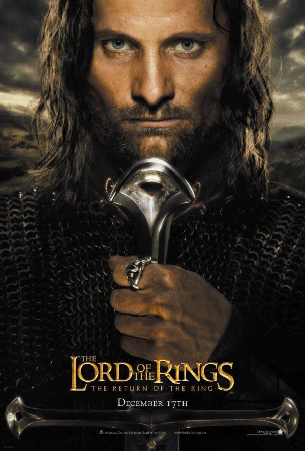 Viggo Mortensen como Aragorn en 'El Retorno del Rey'
