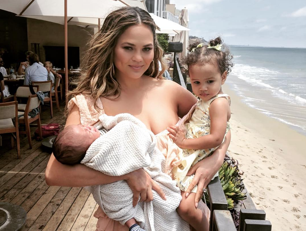 Chrissy Teigen has been open about her struggles with postpartum depression in the past. [Photo: Getty]