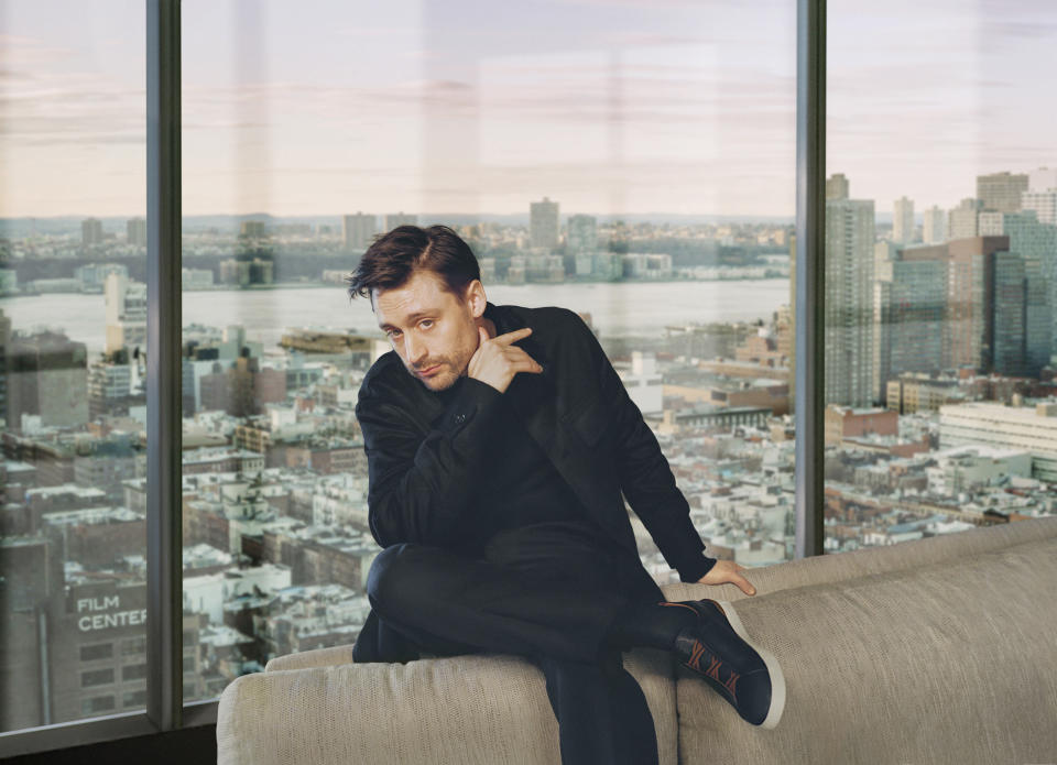 Kieran Culkin stars in the Zegna Triple Stitch ad campaign.