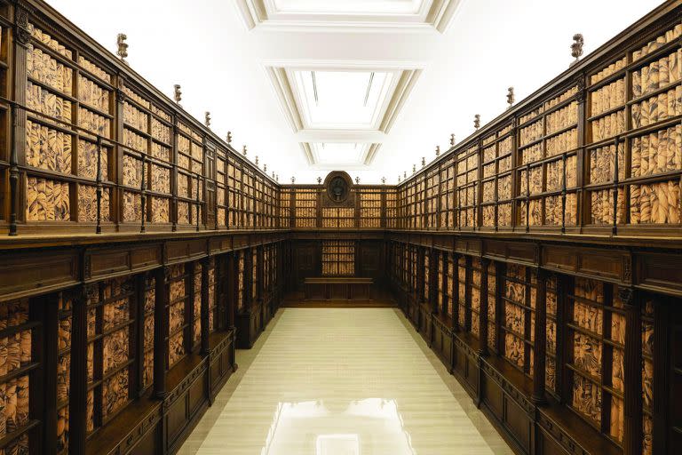 La Biblioteca Vaticana.