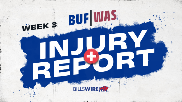 Bills at Commanders: Wednesday injury reports