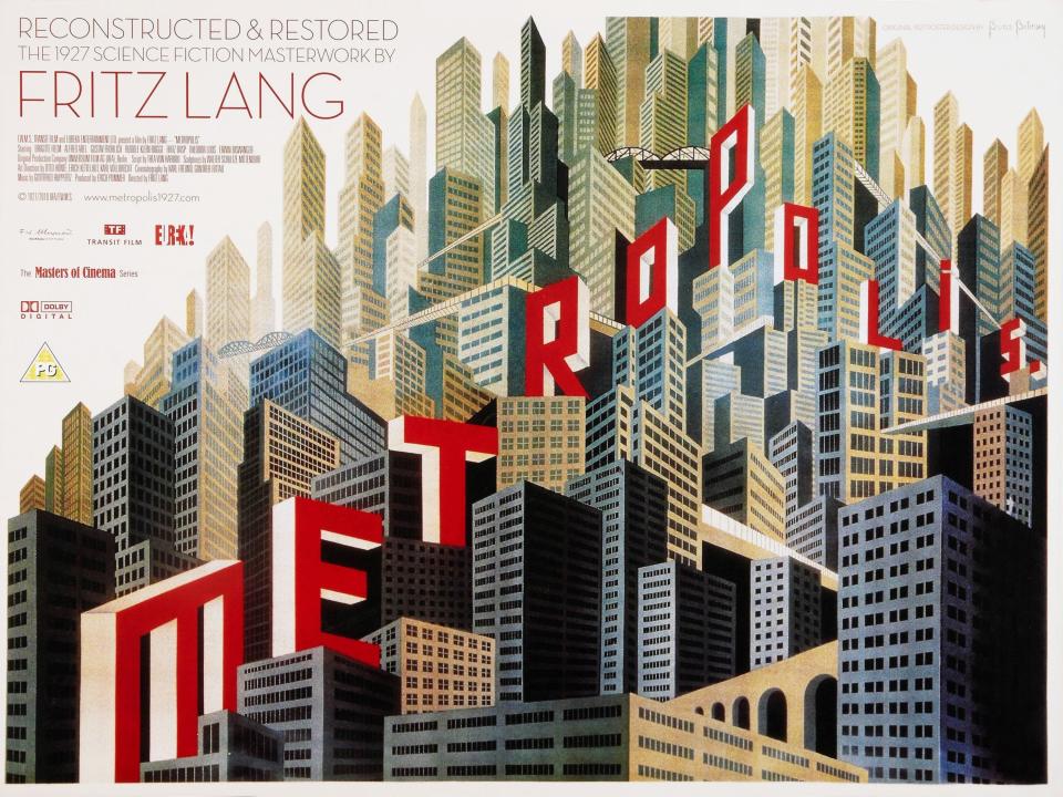 Filmed in Germany, Metropolis was directed by Fritz Lang.