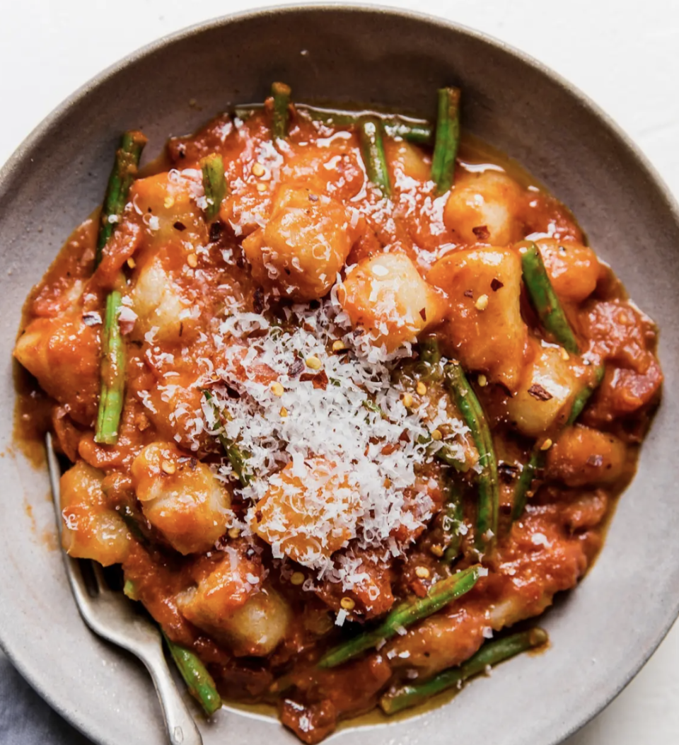 33) Vodka Sauce and Green Bean Cauliflower Gnocchi