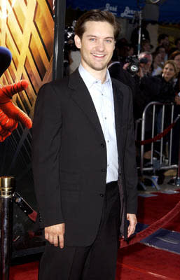 Tobey Maguire at the LA premiere of Columbia Pictures' Spider-Man