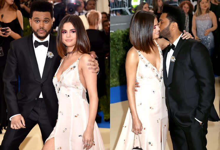 Selena Gomez and The Weeknd bring their PDA tour to NYC. (Photo: Getty Images/BACKGRID)