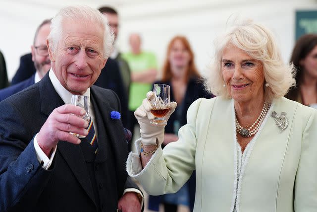 <p>Jane Barlow - WPA Pool/Getty</p> King Charles III and Queen Camilla