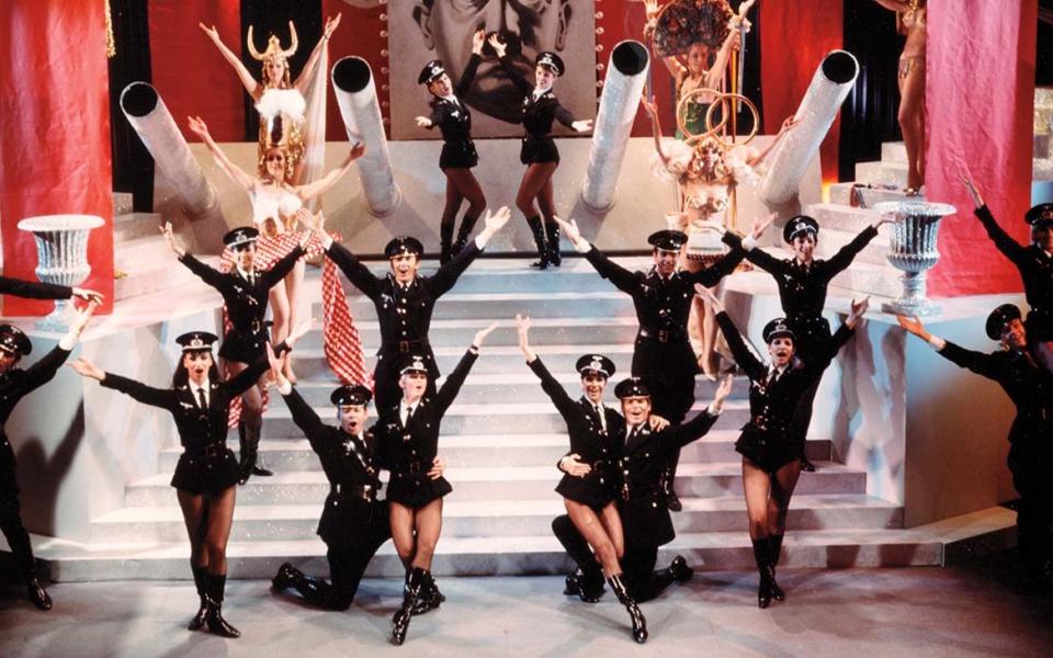 The Springtime For Hitler scene from Mel Brooks' Nazi satire The Producers