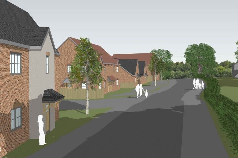 The proposed homes in Meriden. -Credit:Nicol Thomas Architects/Solihull Council