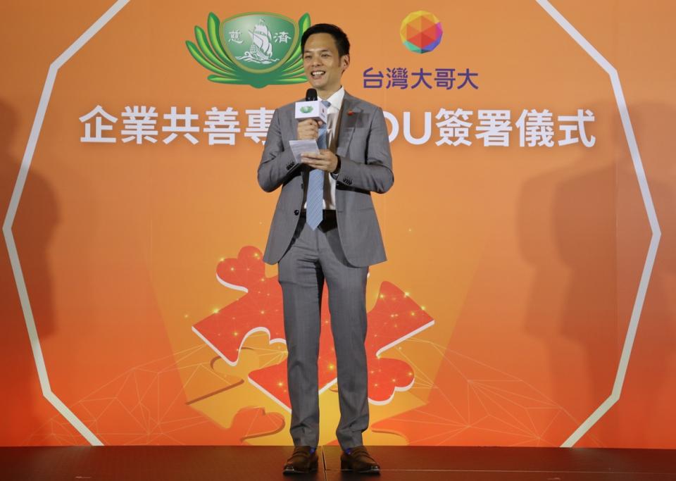 台灣大哥大總經理林之晨表示，「發揮資通訊產業影響力、發起三大共善行動！」。
