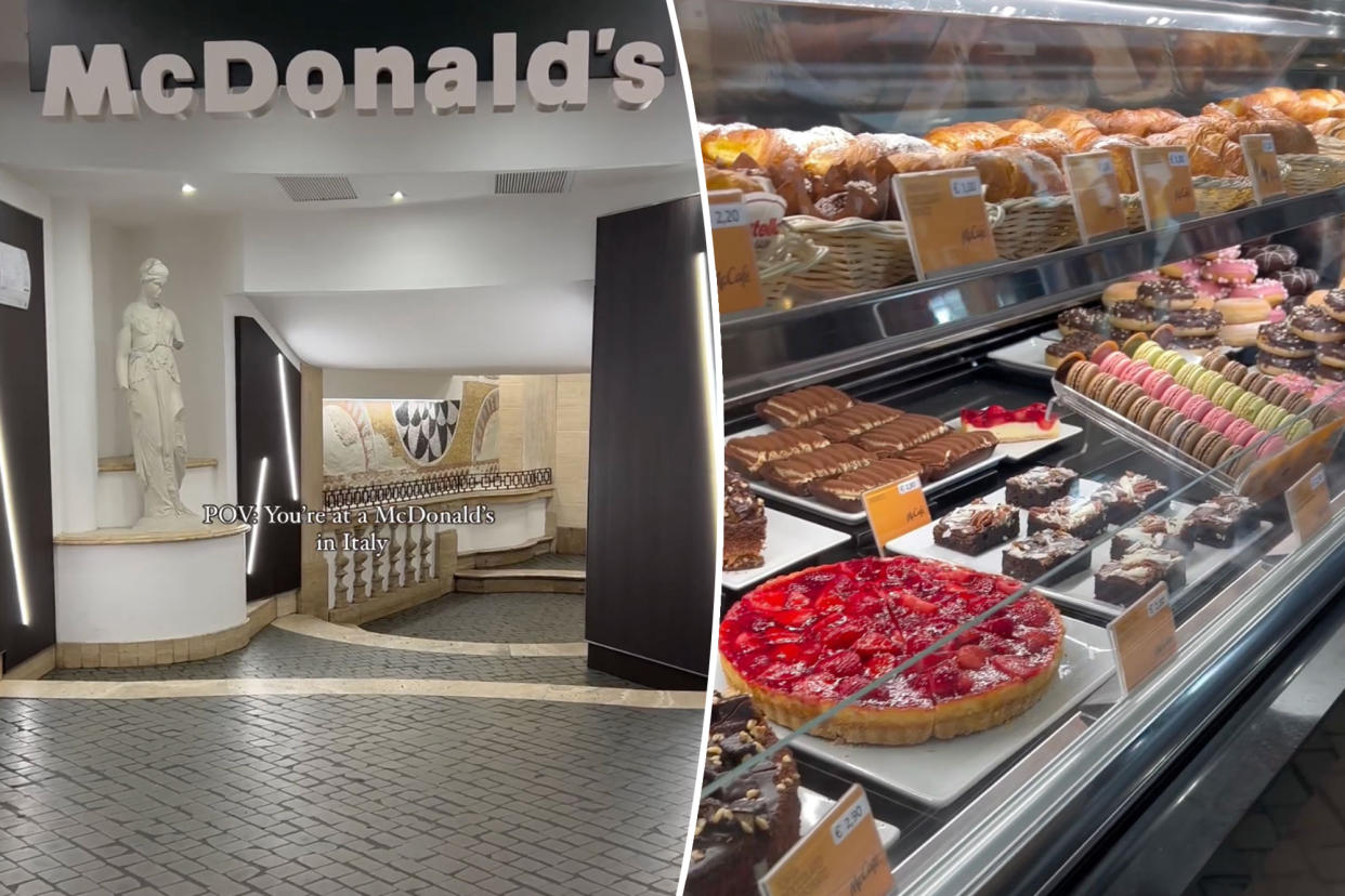 McDonald's first Italian location is a culture shock to what Americans are used to.