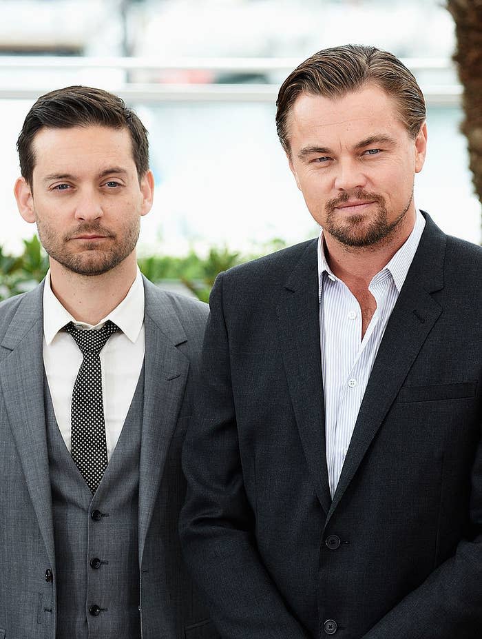 Tobey Maguire and Leonardo DiCaprio