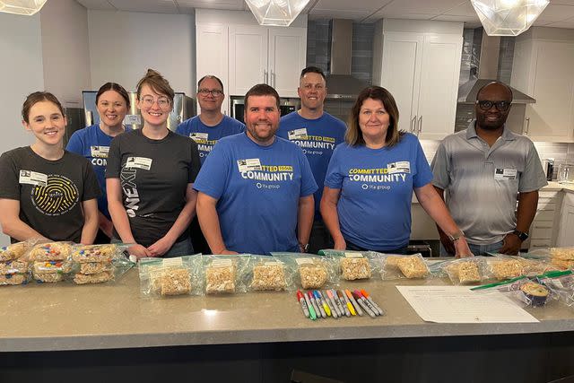 <p>Ronald McDonald House</p> ITA Group volunteers make treats for pediatric patients and families at the Ronald McDonald House in Des Moines in June.