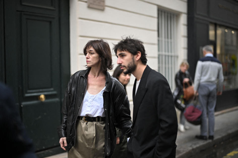 Charlotte Gainsbourg et Ben Attal à la Maison Gainsbourg