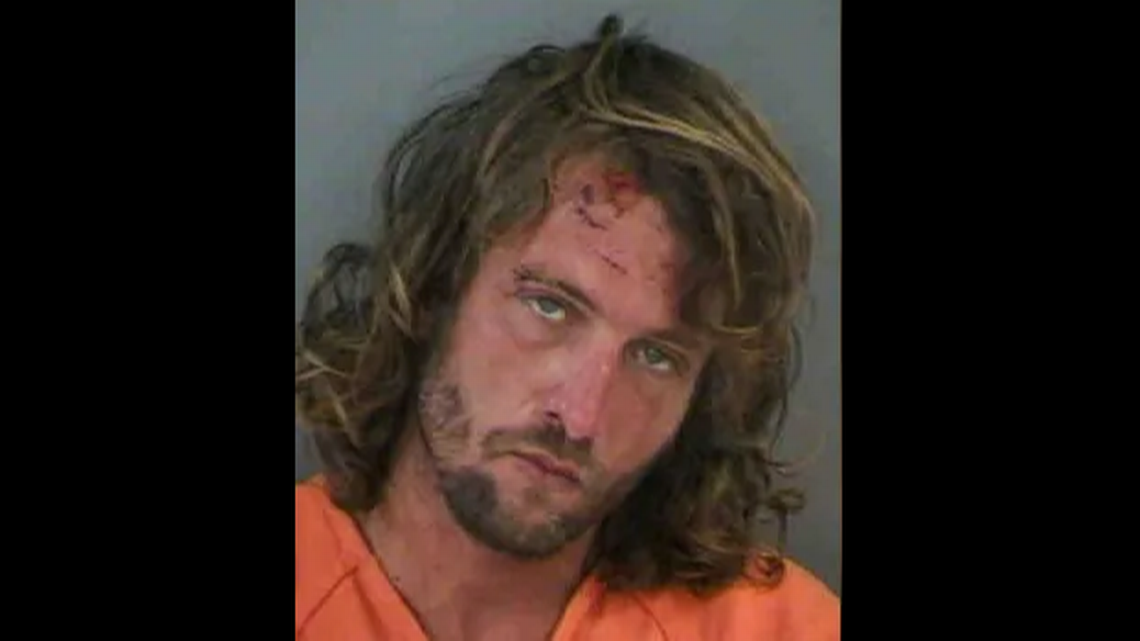 Ben Padgett was arrested outside a Florida Olive Garden. (Photo: Naples Police Department/NBC2)