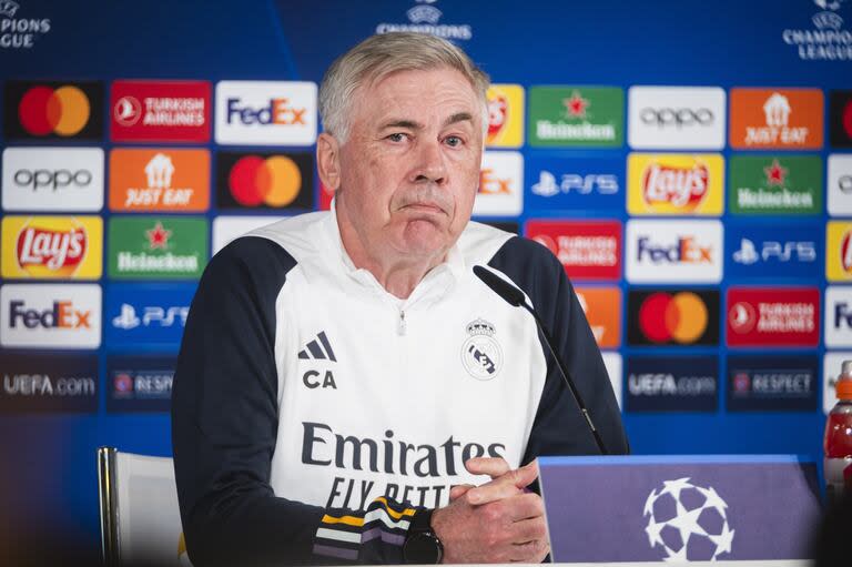 Carlo Ancelotti, entrenador de Real Madrid