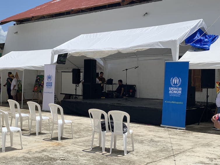 <span class="caption">World Refugee Day in the Petén.</span> <span class="attribution"><span class="source">Julia Morris, 2022.</span></span>