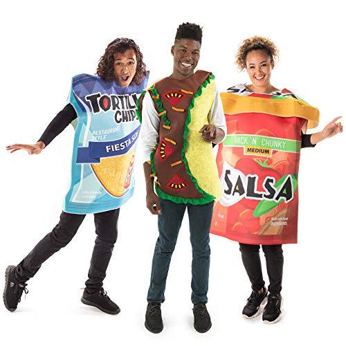 Hauntlook Taco with Chips & Salsa Halloween Group Costume