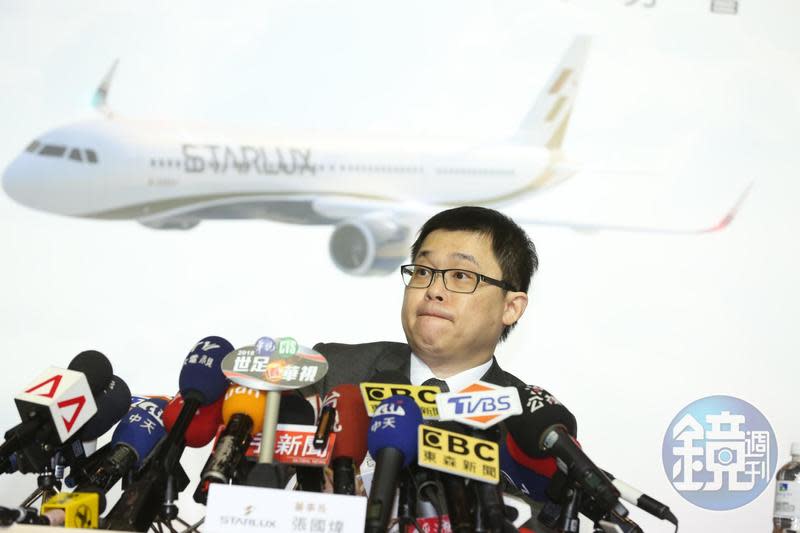 星宇航空董事長張國煒在處理班機延誤一事上，對外發言被認為再度引發了公關危機。（本刊資料照）