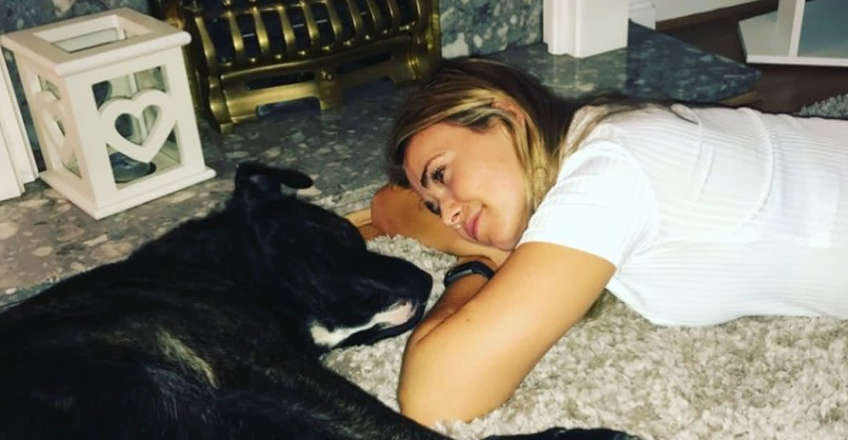 Laura Tott says he dog was randomly shot and killed while out on a country walk. (Instagram)