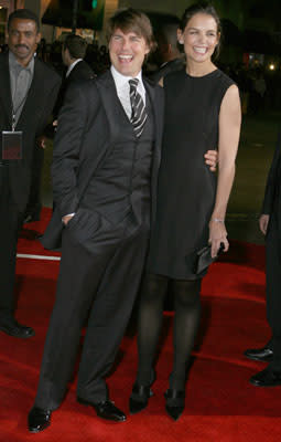 Tom Cruise and Katie Holmes at the Los Angeles premiere of Columbia Pictures' The Pursuit of Happyness