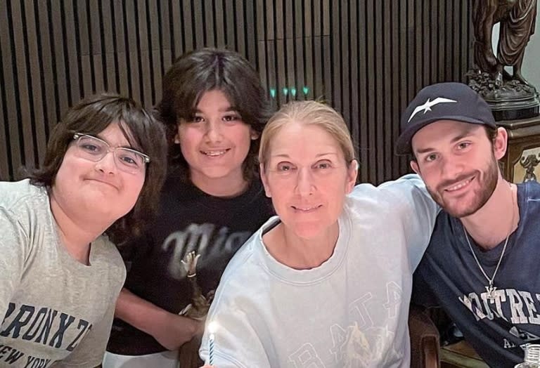 Acompañada por sus hijos, Celine Dion apareció públicamente después de tres años, y emocionó a todos