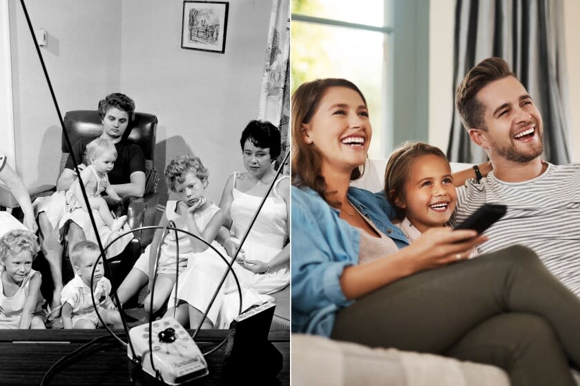 Watching TV then and now