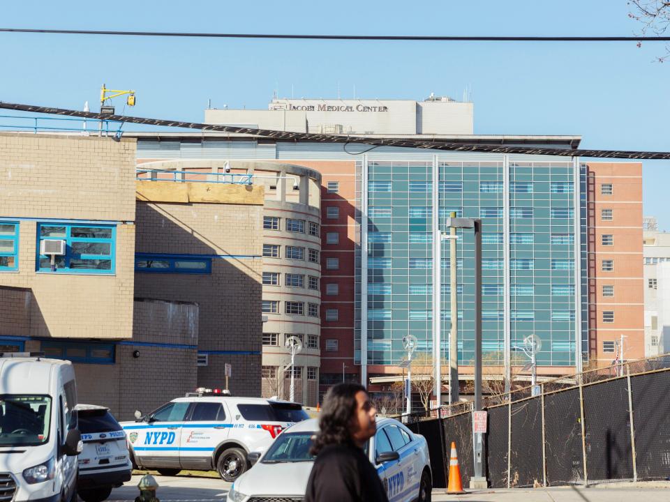 Jacobi Medical Center facade.