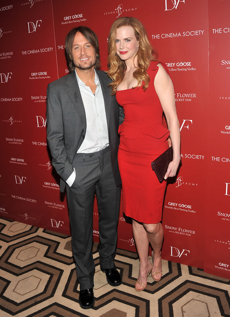 Snow Flower and the Secret Fan NY Screening 2011 Keith Urban Nicol Kidman