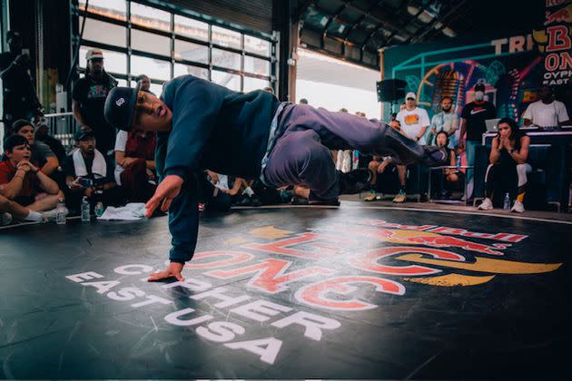 "[Breakdancing] is very masculine, macho, and it feels like there's no room for anything different,” says breaker Luis 'Dosu' Carrera. <span class="copyright">Credit: Red Bull Media House</span>