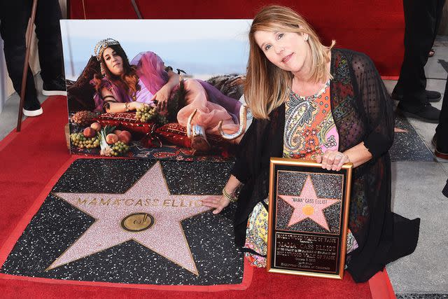<p>Gilbert Flores/Variety via Getty</p> Owen Elliot-Kugell at the star ceremony where "Mama Cass" Elliot is honored with a star on the Hollywood Walk of Fame on October 3, 2022 in Los Angeles