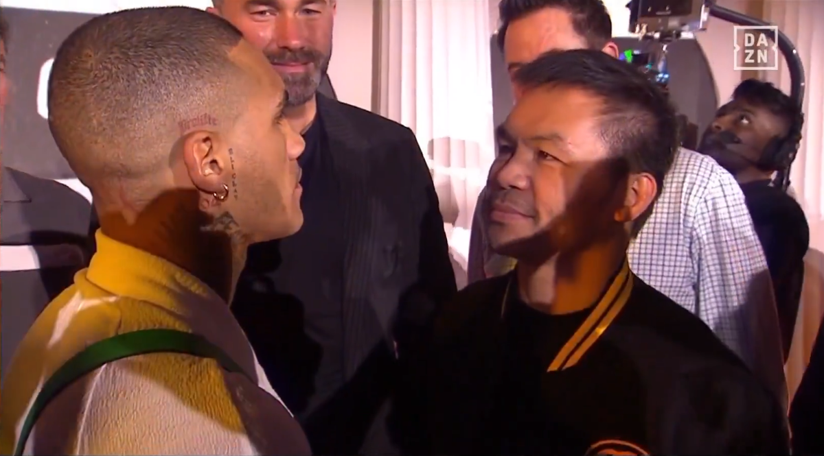 Face off: Conor Benn and Manny Pacquiao in Saudi Arabia (DAZN)