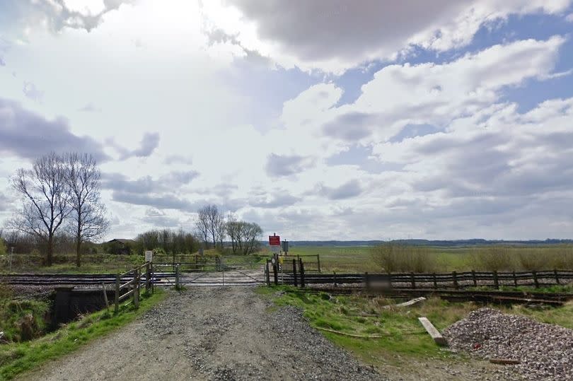 The level crossing at Carr Lane, Worlaby, pictured here years ago, was closed by Network Rail