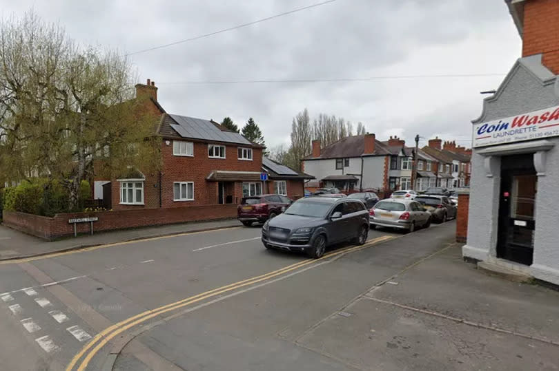 Bakewell Street in Coalville where the incident happened