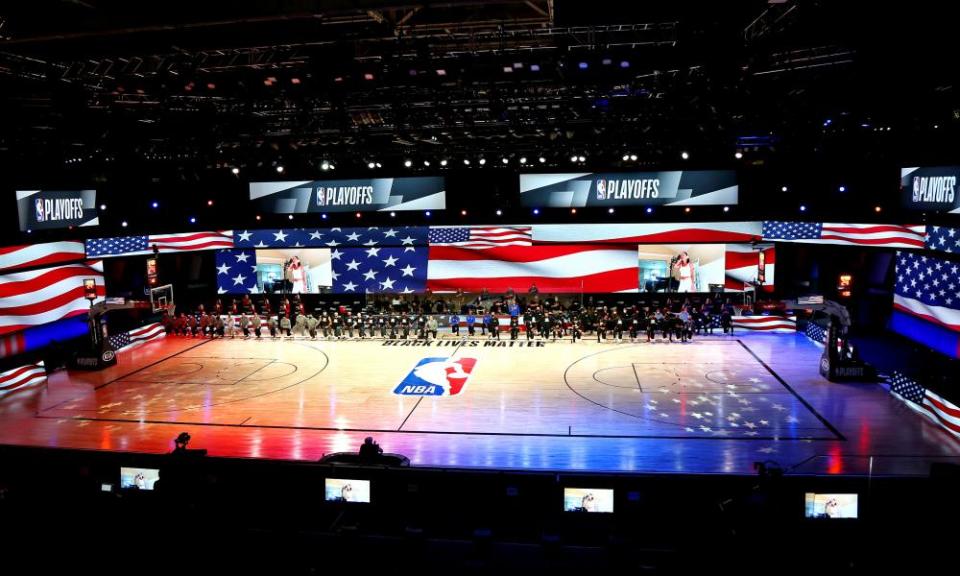 The Portland Trail Blazers meet the Los Angeles Lakers in the 2020 NBA playoffs in Orlando, Florida, in August after the pandemic forced games to be relocated.