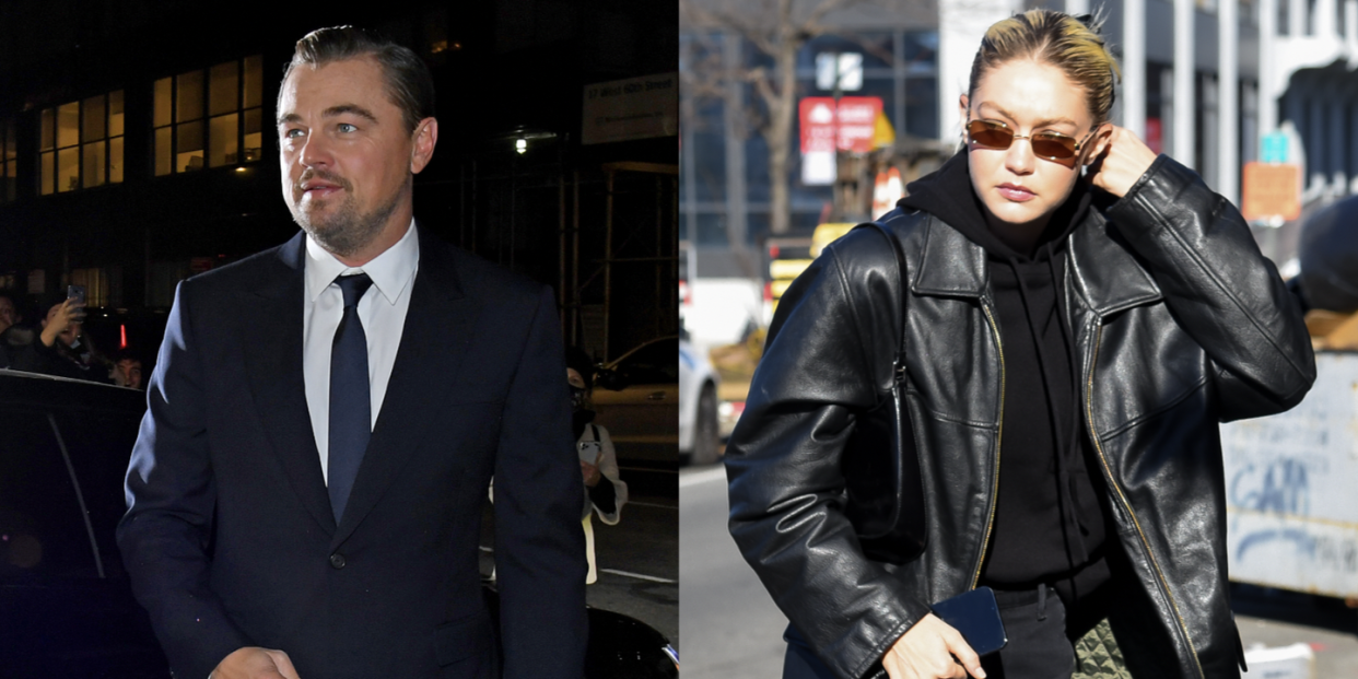 leonardo dicaprio, gigi hadid