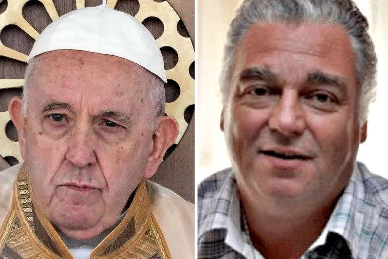 .El papa Francisco y Arturo Larrabure